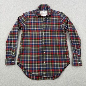 Frank & Eileen Shirt Womens XS Red Plaid Frank Button Up Long Sleeve Cotton